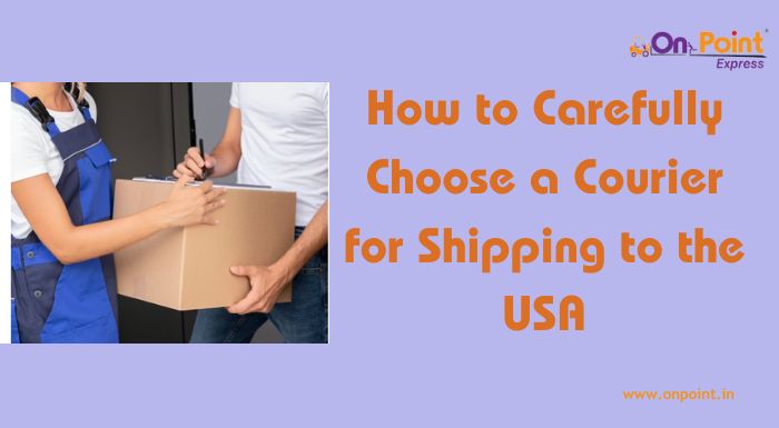 Choose a Courier for Shipping to the USA