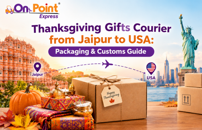 Thanksgiving Gifts Courier from Jaipur to USA: Packaging & Customs Guide