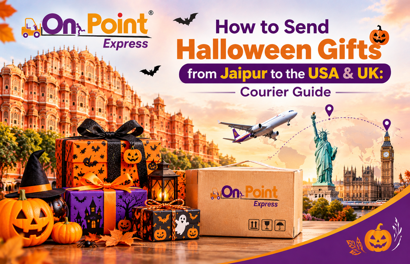 How to Send Halloween Gifts from Jaipur to the USA & UK: Courier Guide