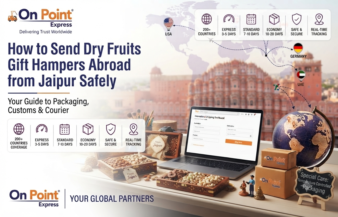 How to Send Dry Fruits Gift Hampers Abroad from Jaipur Safely