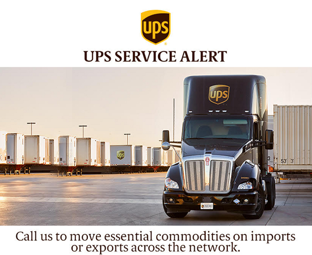 Covid-19 : UPS Service Alert