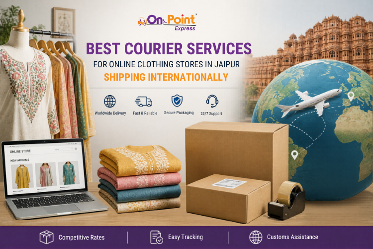 Best Courier Services for Online Clothing Stores in Jaipur Shipping Internationally